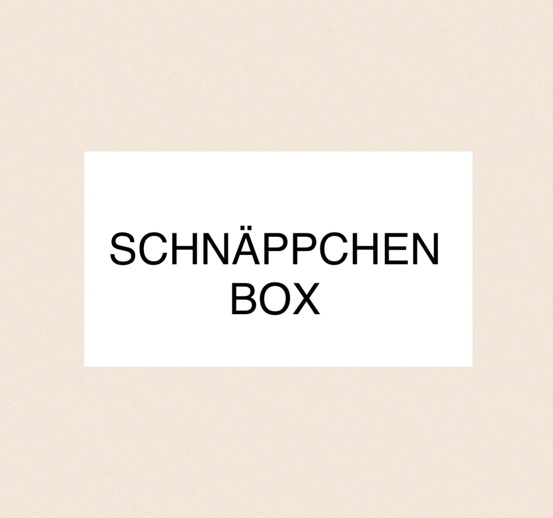Schnäppchen Box