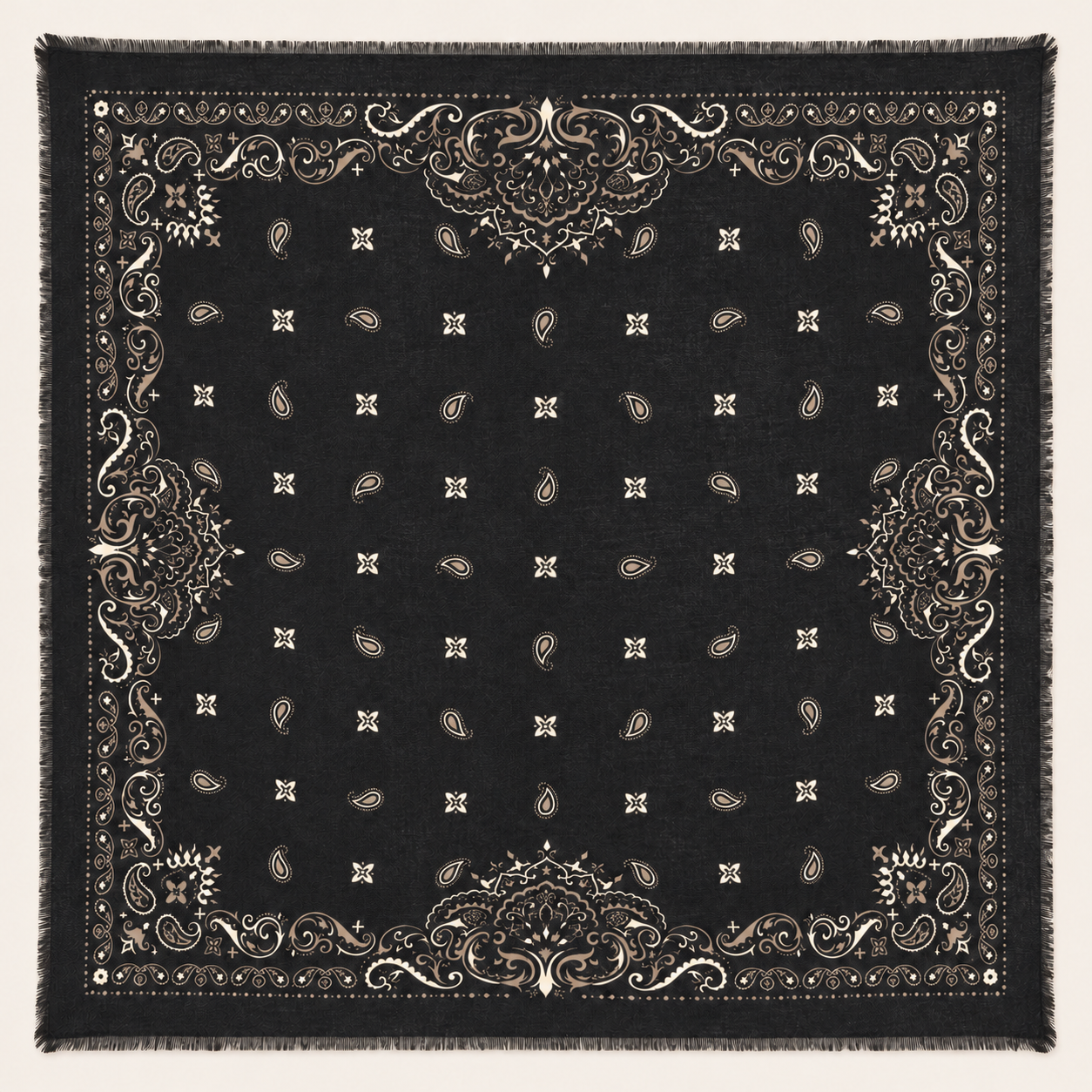 Quadratisches Paisley-Tuch