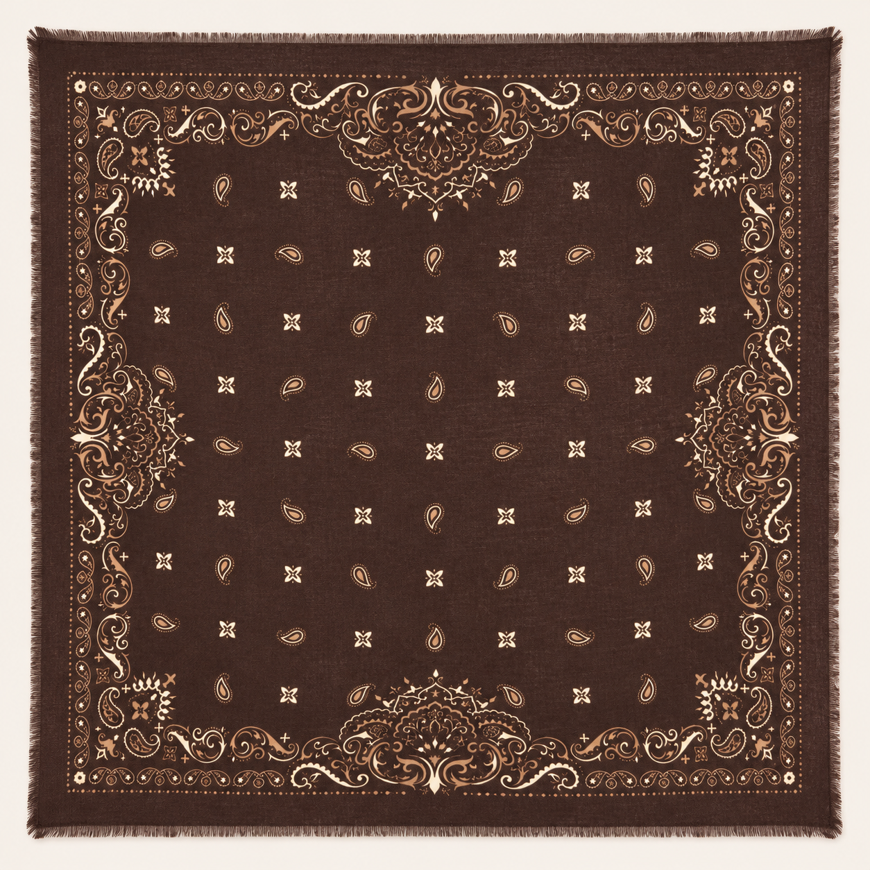 Quadratisches Paisley-Tuch