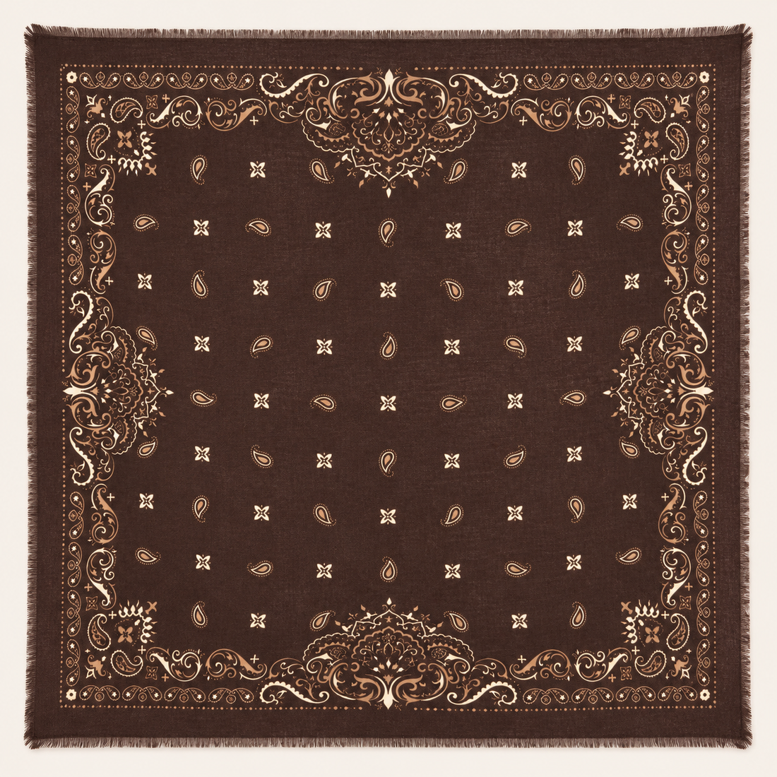 Quadratisches Paisley-Tuch