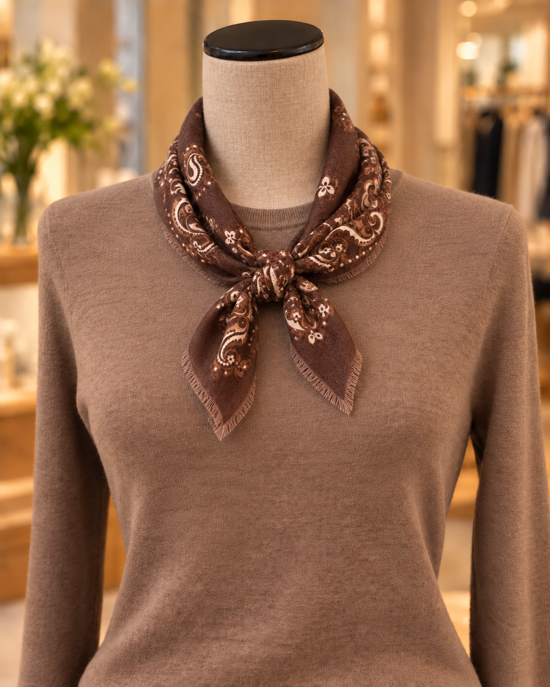 Quadratisches Paisley-Tuch