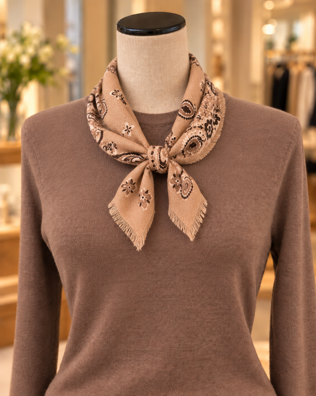 Quadratisches Paisley-Tuch