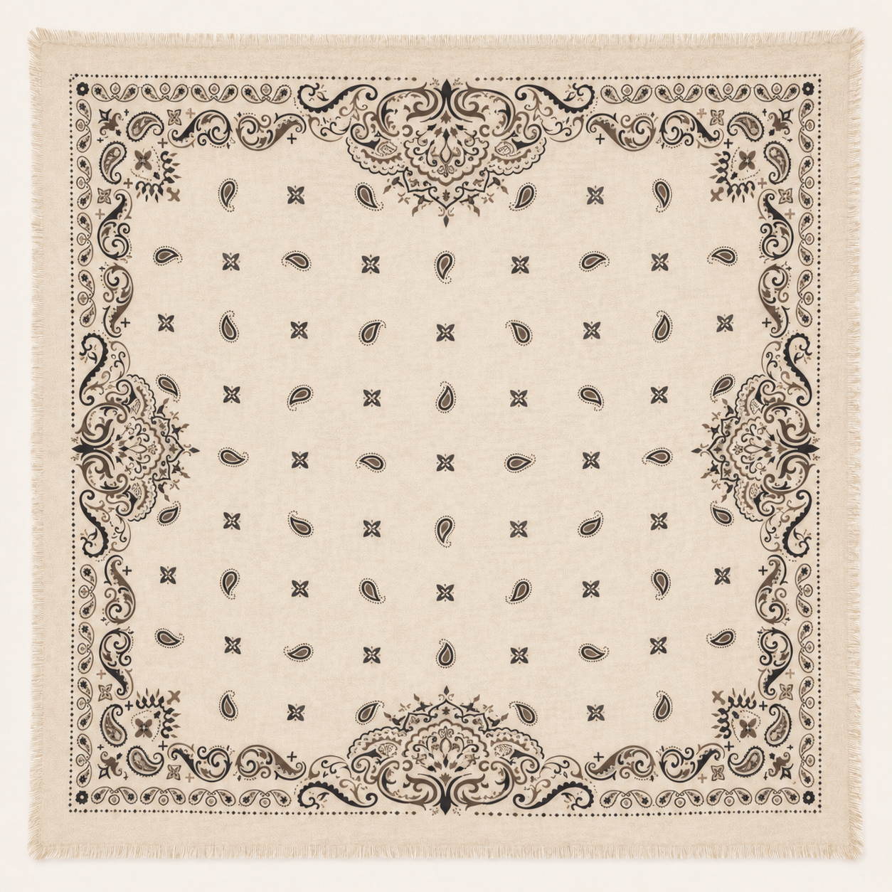 Quadratisches Paisley-Tuch