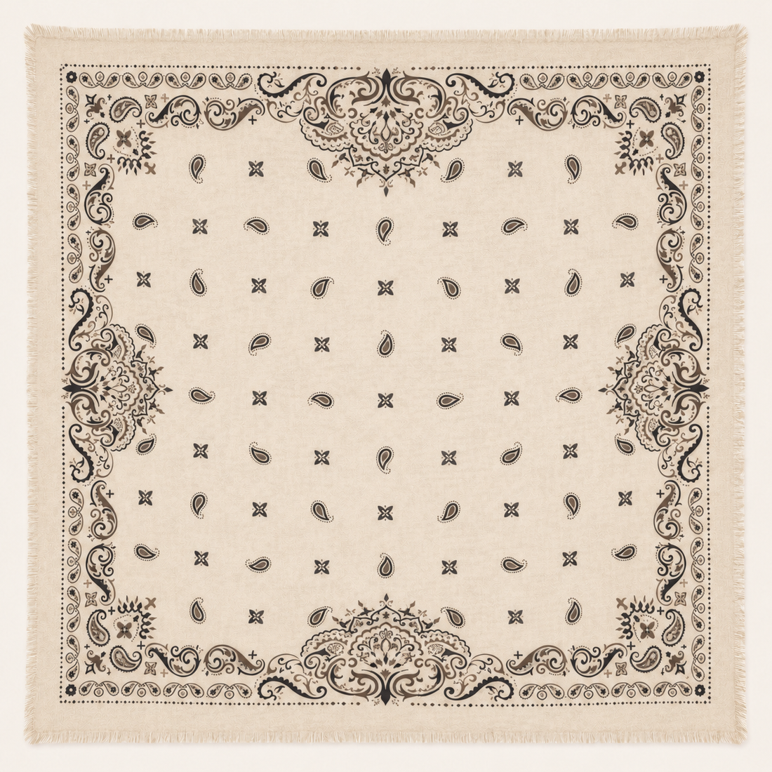 Quadratisches Paisley-Tuch