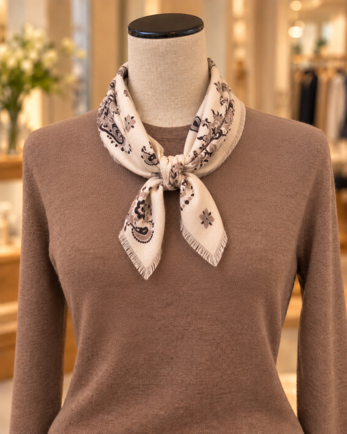 Quadratisches Paisley-Tuch