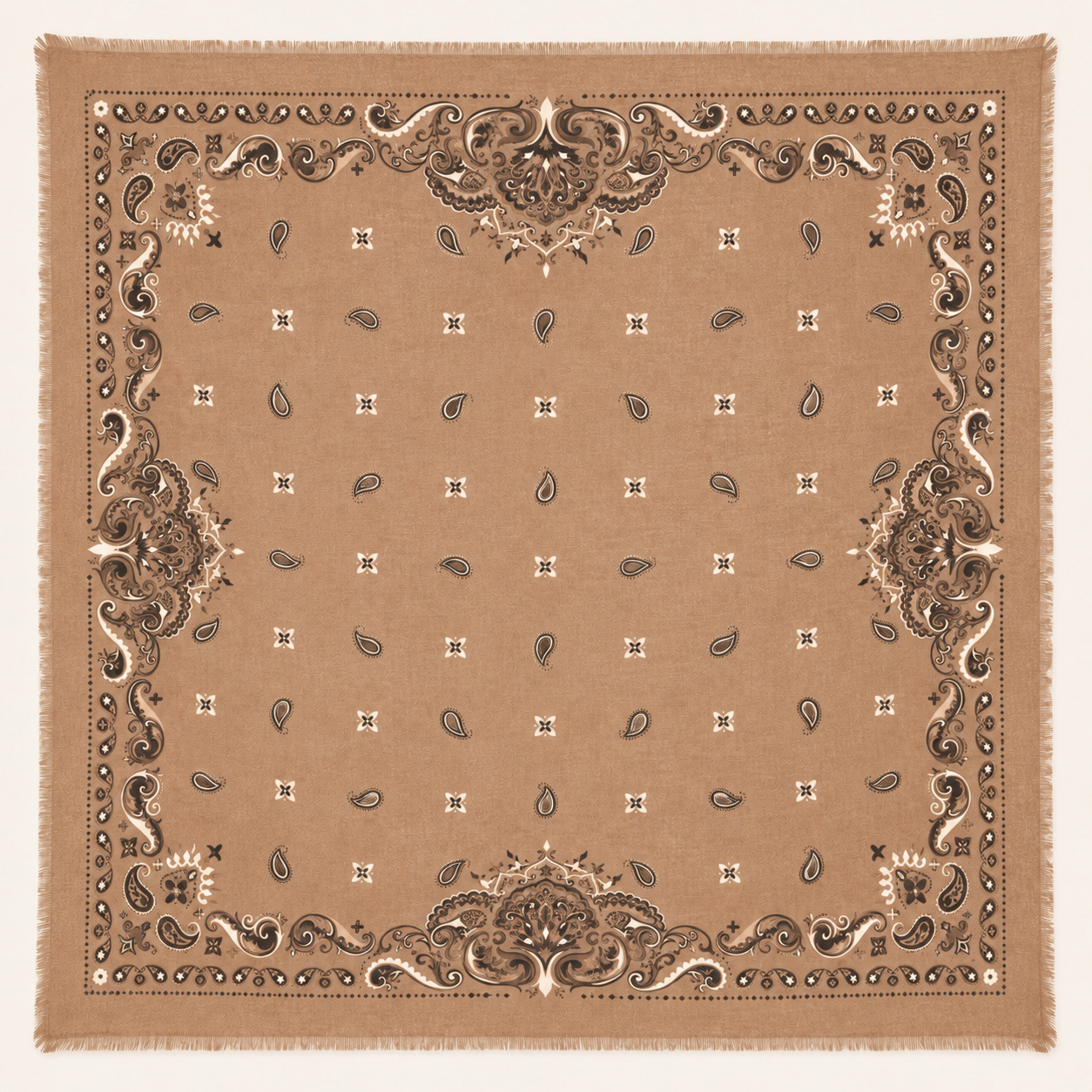Quadratisches Paisley-Tuch