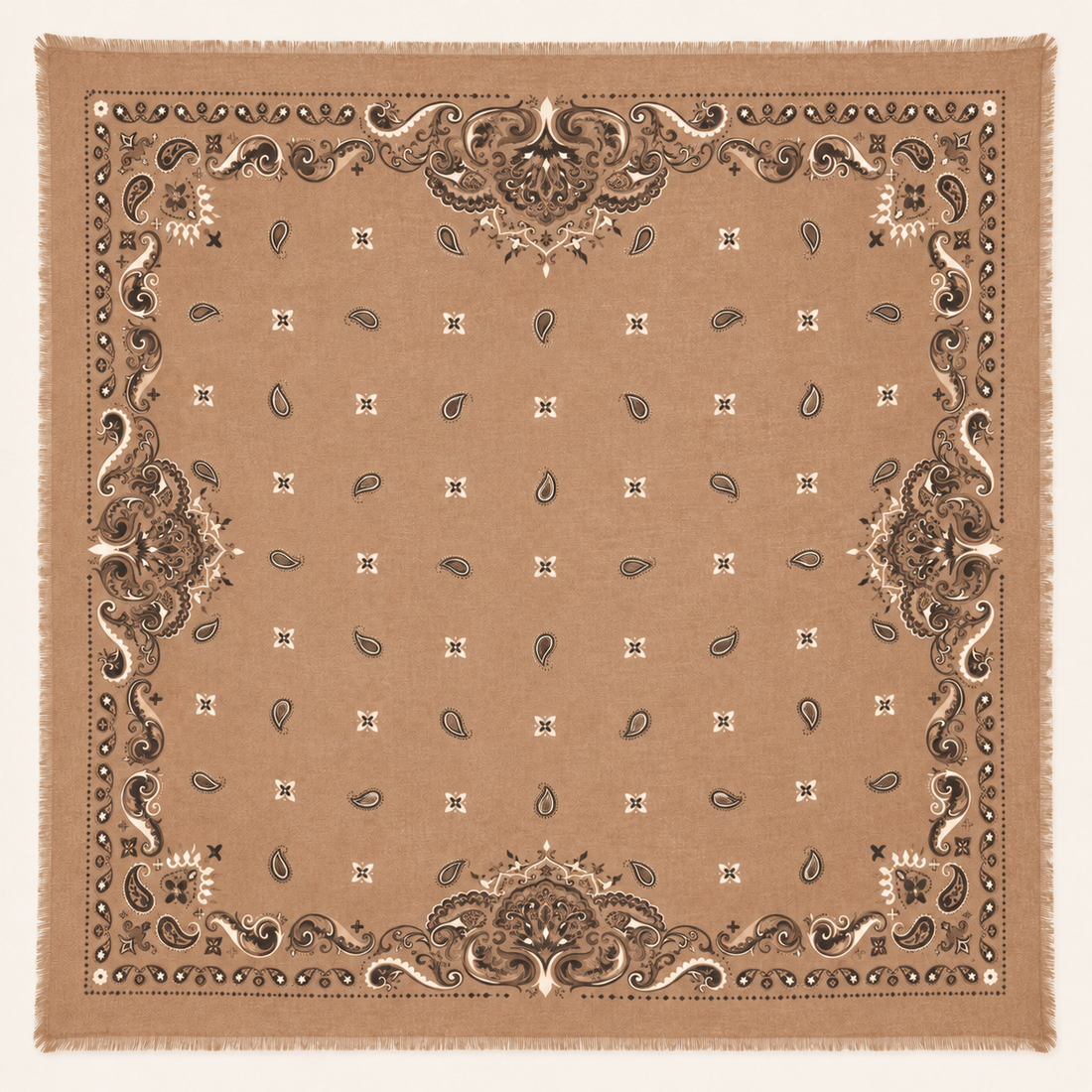 Quadratisches Paisley-Tuch