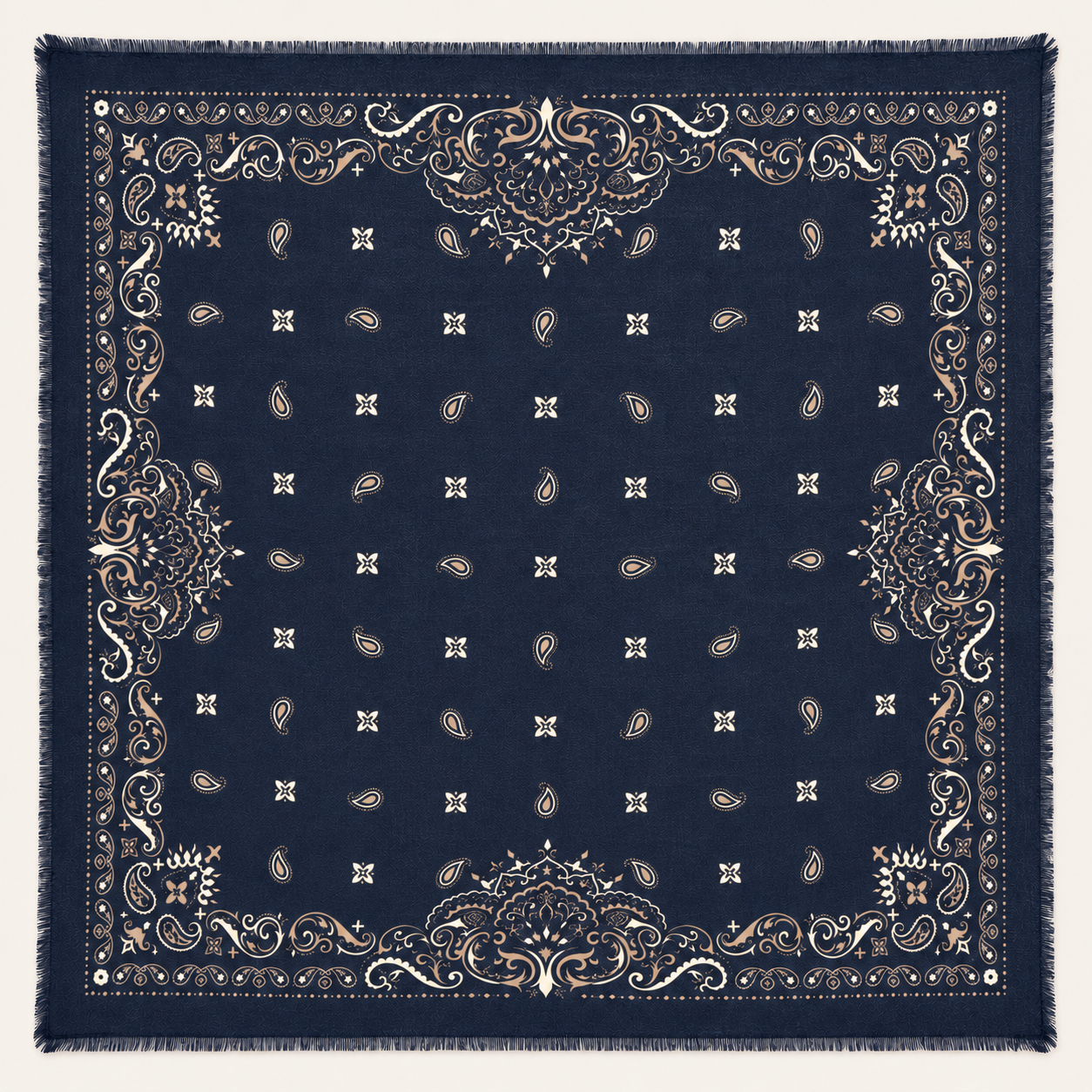 Quadratisches Paisley-Tuch