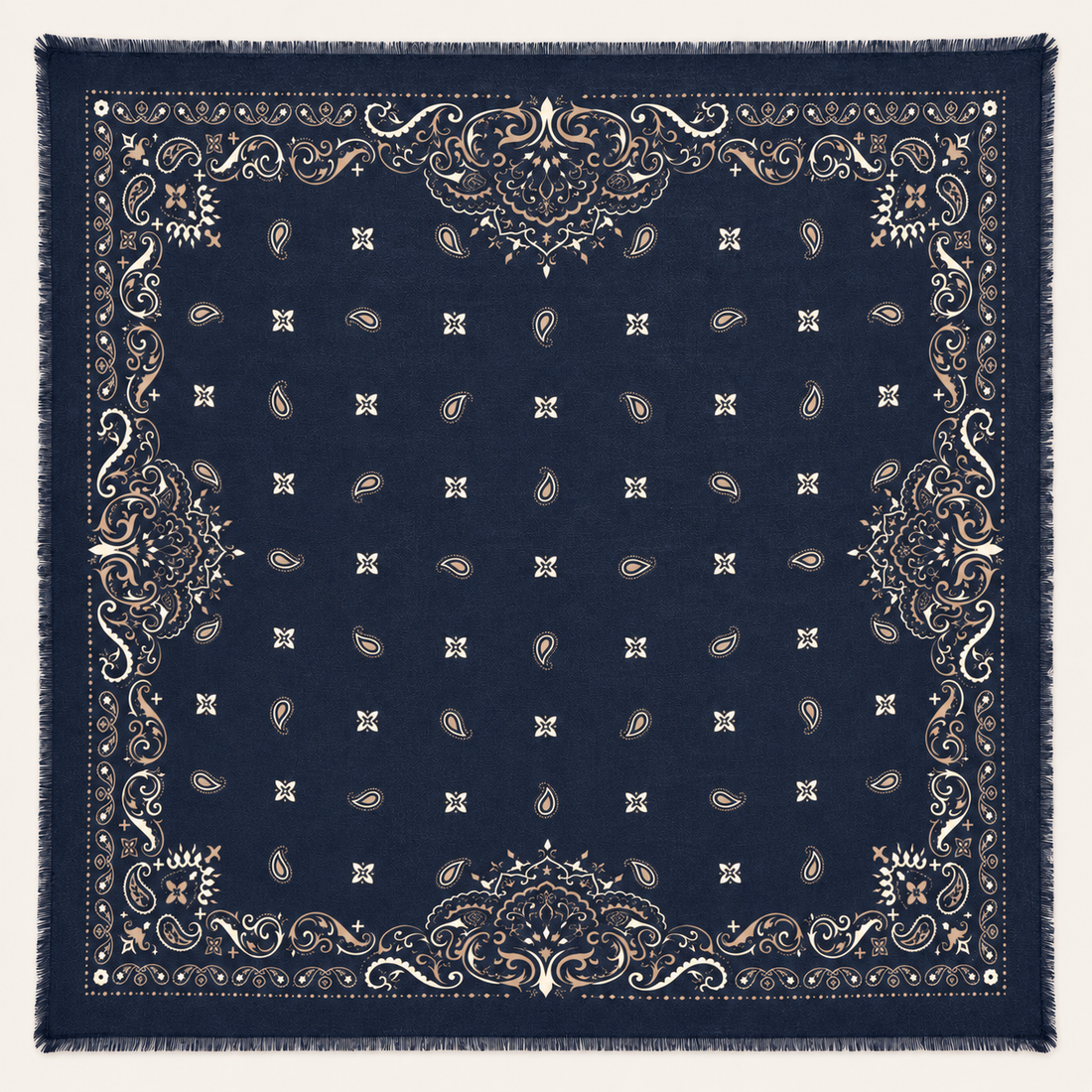 Quadratisches Paisley-Tuch