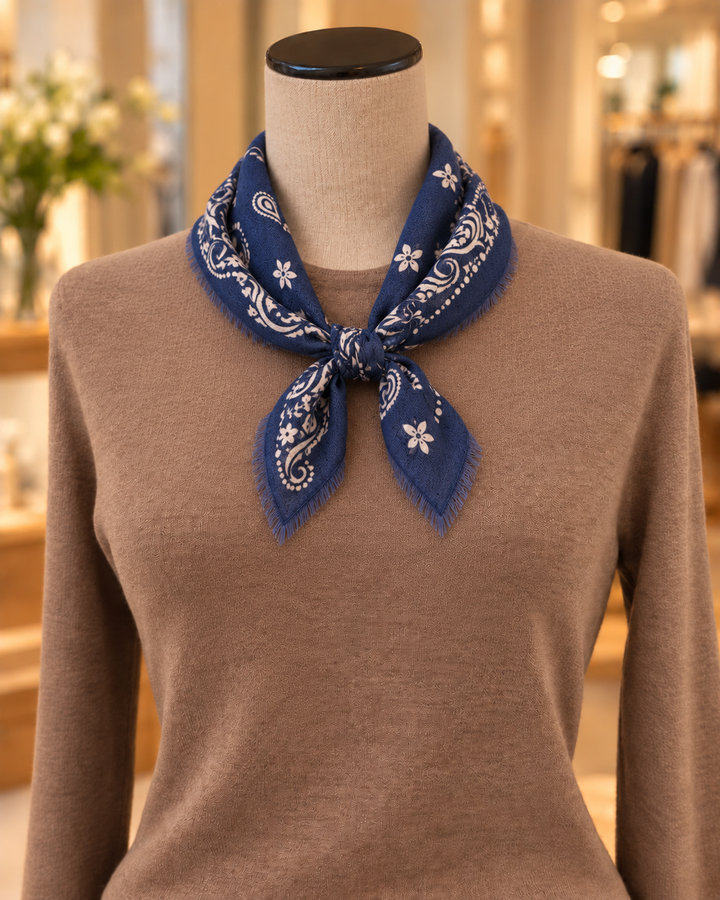 Quadratisches Paisley-Tuch