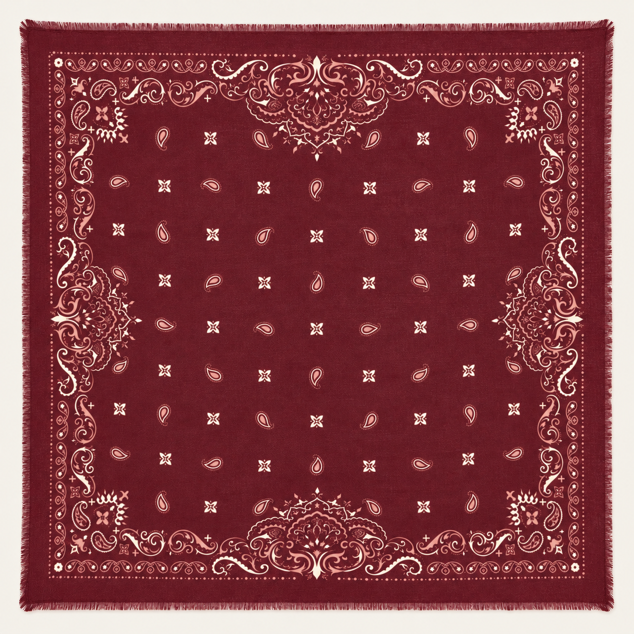 Quadratisches Paisley-Tuch