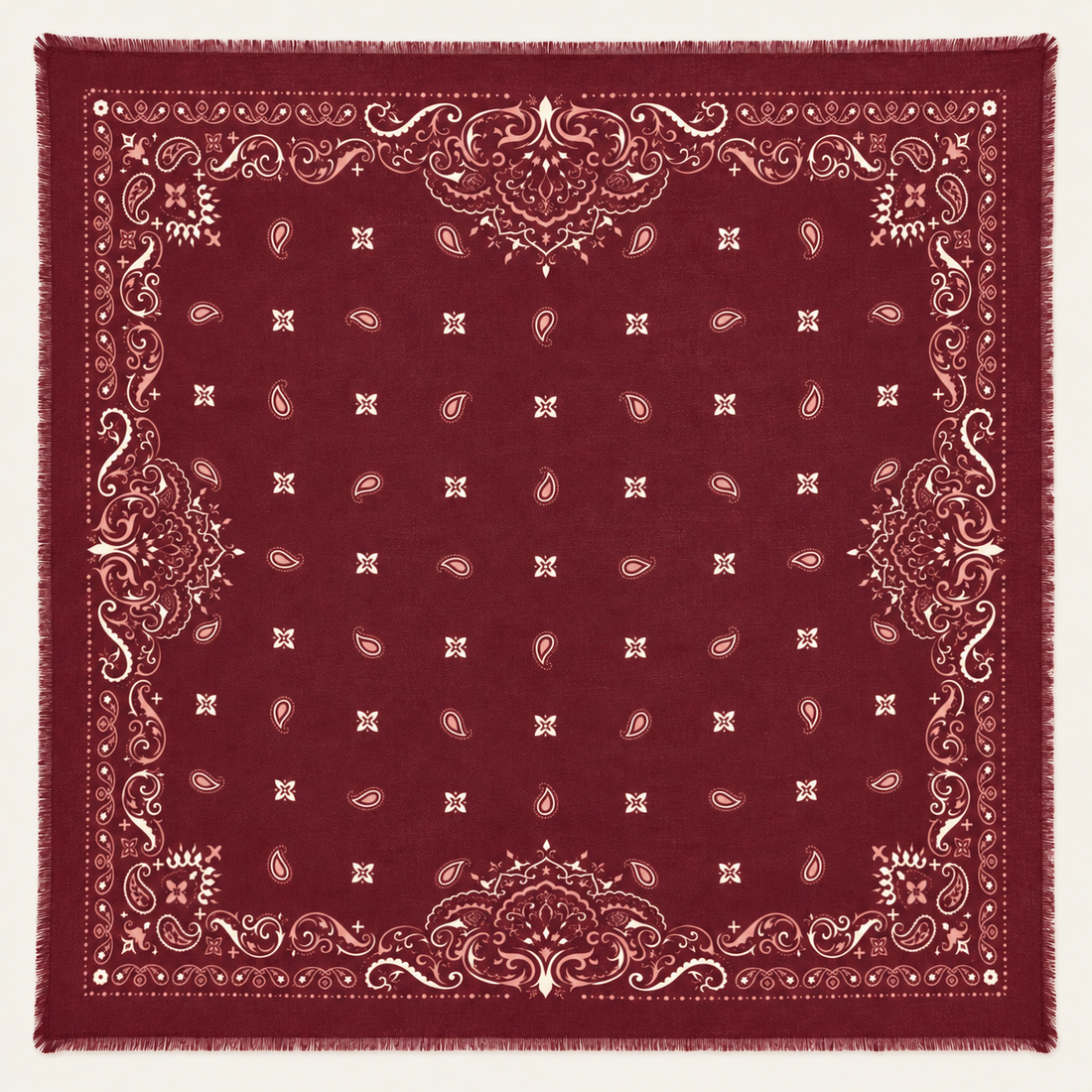 Quadratisches Paisley-Tuch