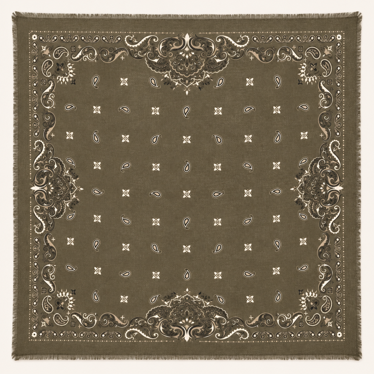 Quadratisches Paisley-Tuch