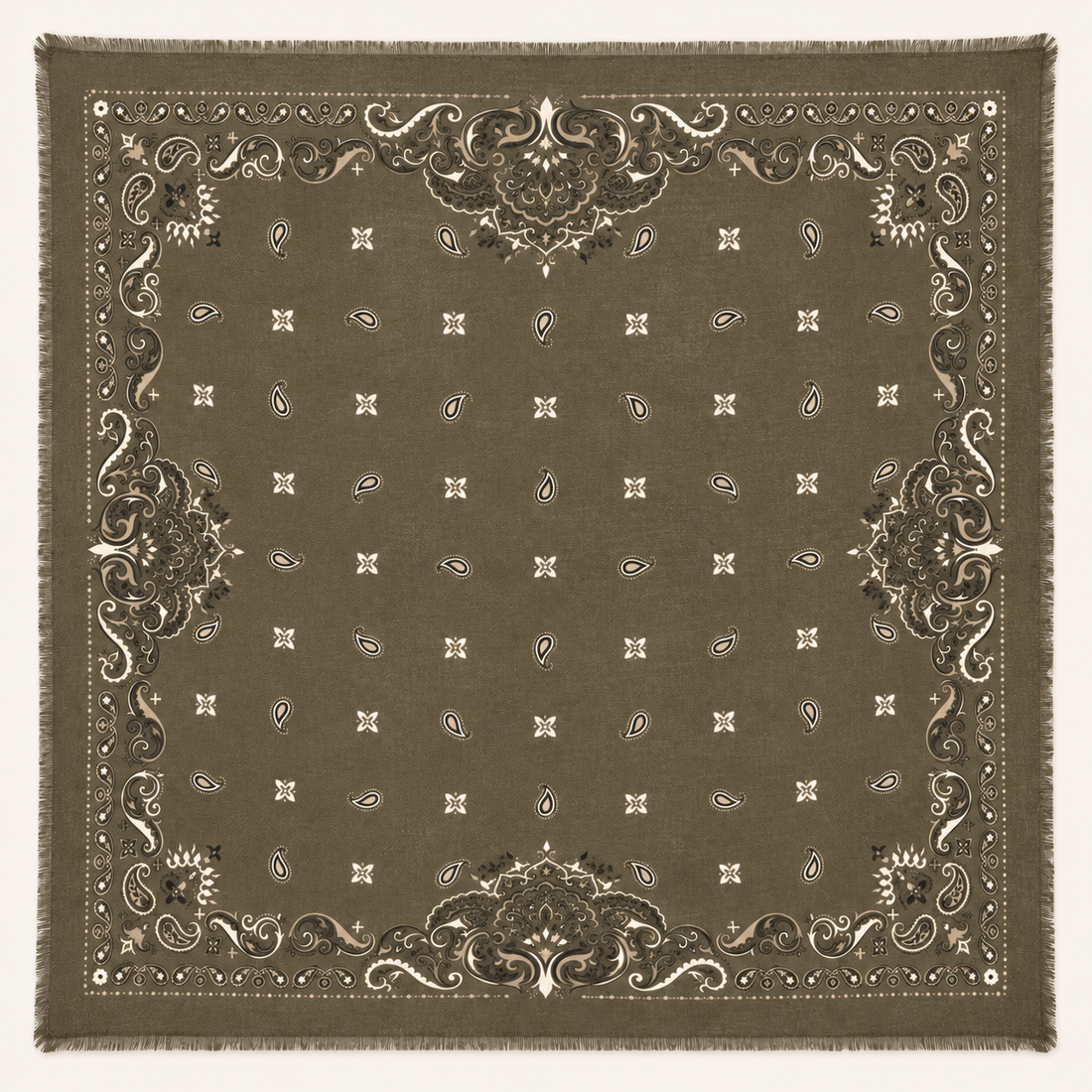 Quadratisches Paisley-Tuch