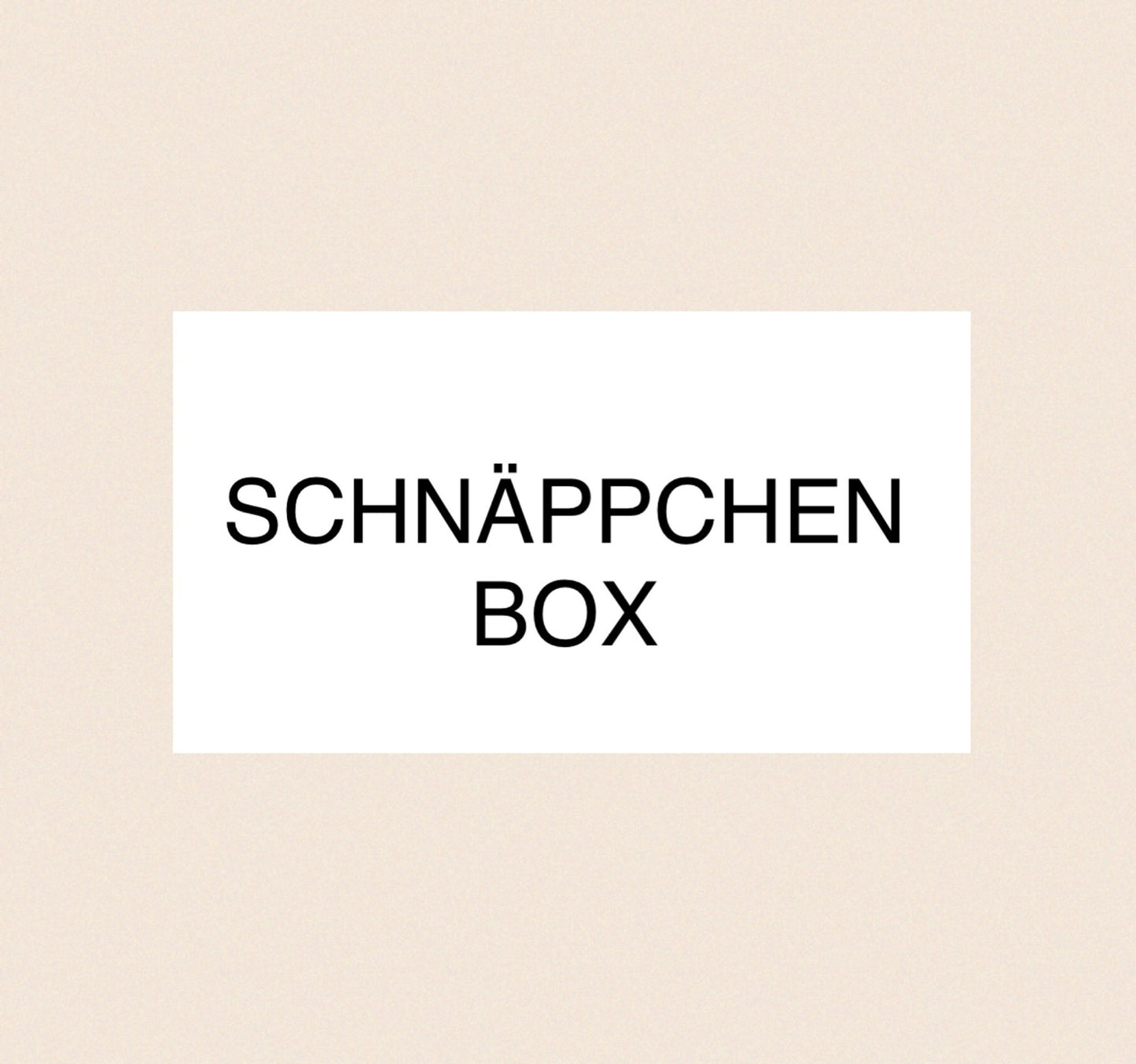 Schnäppchenbox